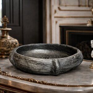 NWOT Large Hand Crafted Wabi Sabi Sejnane Pottery Bowl